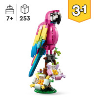 Miniatyr av produktbild för LEGO Creator Exotisk rosa papegoja