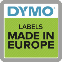 Produktbild för DYMO D1 - Standardpolyesteretiketter - Svart på gul - 12mm x 7m