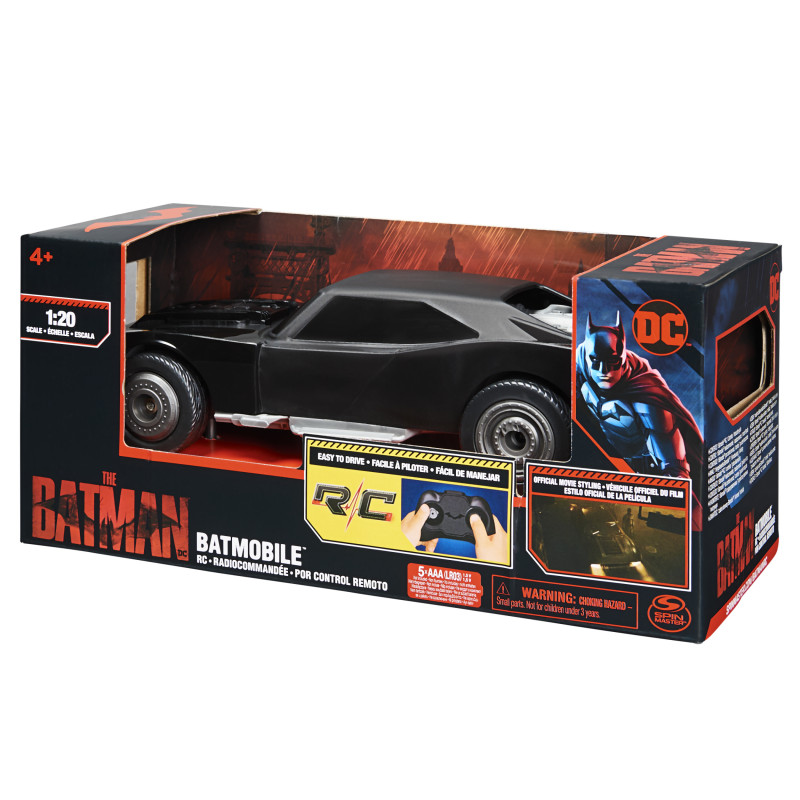 Produktbild för DC Comics DCR VHC Batmobile Movie GML radiostyrd modell Bil Elmotor 1:20