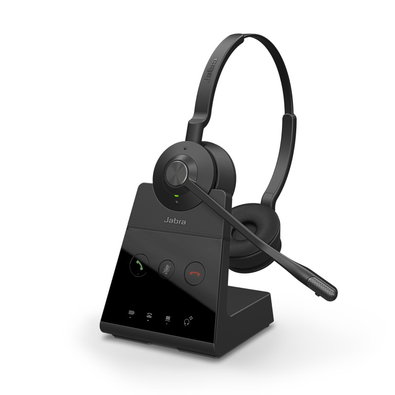 Produktbild för Jabra Engage 65 Stereo Headset Trådlös Huvudband Kontor/callcenter Bluetooth Svart