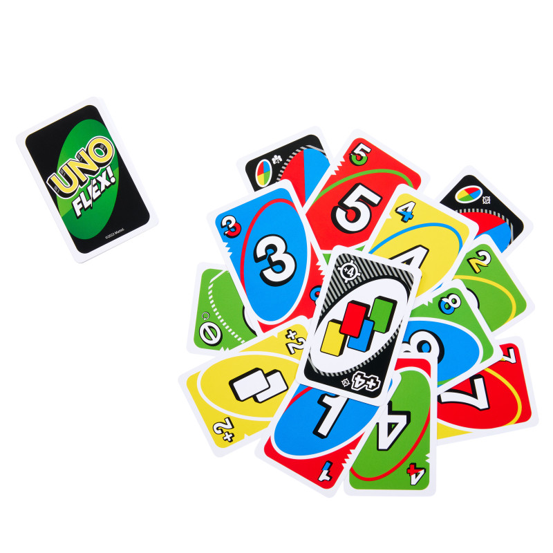 Produktbild för Games UNO Flex Kortspel Kasta kort