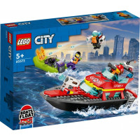 Produktbild för LEGO City 60373 - Fire Rescue Boat - byggsats