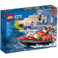 Produktbild för LEGO City 60373 - Fire Rescue Boat - byggsats