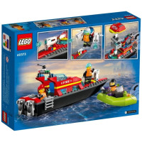 Produktbild för LEGO City 60373 - Fire Rescue Boat - byggsats