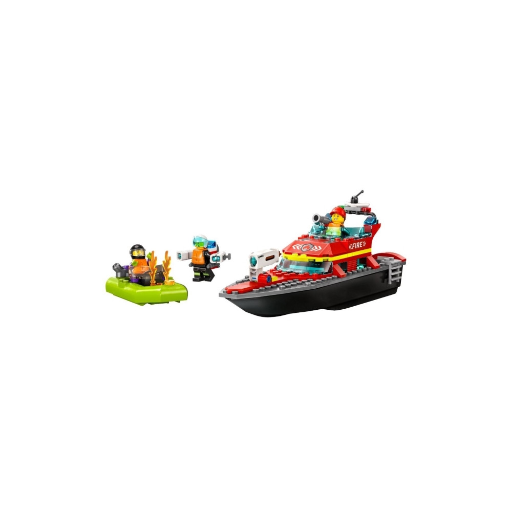 Produktbild för LEGO City 60373 - Fire Rescue Boat - byggsats