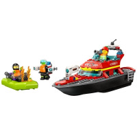Produktbild för LEGO City 60373 - Fire Rescue Boat - byggsats
