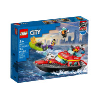 Produktbild för LEGO City 60373 - Fire Rescue Boat - byggsats