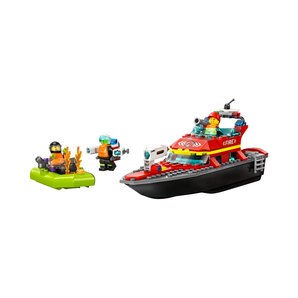 Produktbild för LEGO City 60373 - Fire Rescue Boat - byggsats