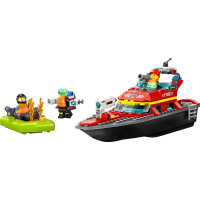 Produktbild för LEGO City 60373 - Fire Rescue Boat - byggsats