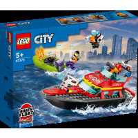 Produktbild för LEGO City 60373 - Fire Rescue Boat - byggsats