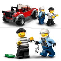 Miniatyr av produktbild för LEGO City Biljakt med polismotorcykel