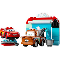 Miniatyr av produktbild för LEGO DUPLO | Disney och Pixars Bilar Blixten McQueen och Bärgarns roliga biltvätt