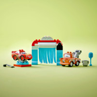 Miniatyr av produktbild för LEGO DUPLO | Disney och Pixars Bilar Blixten McQueen och Bärgarns roliga biltvätt