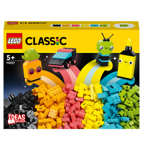 LEGO LEGO Classic Kreativt skoj med neonfärger
