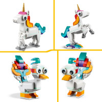 Miniatyr av produktbild för LEGO Creator 3-in-1 Creator Magisk enhörning