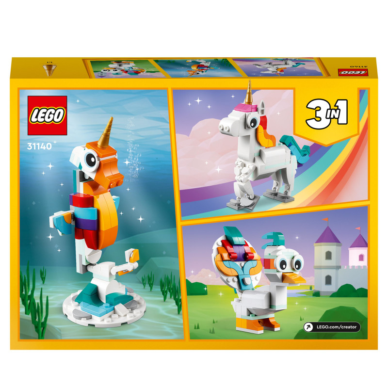 Produktbild för LEGO Creator 3-in-1 Creator Magisk enhörning