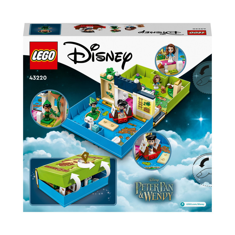 Produktbild för LEGO | Disney Peter Pan och Wendys sagoboksäventyr