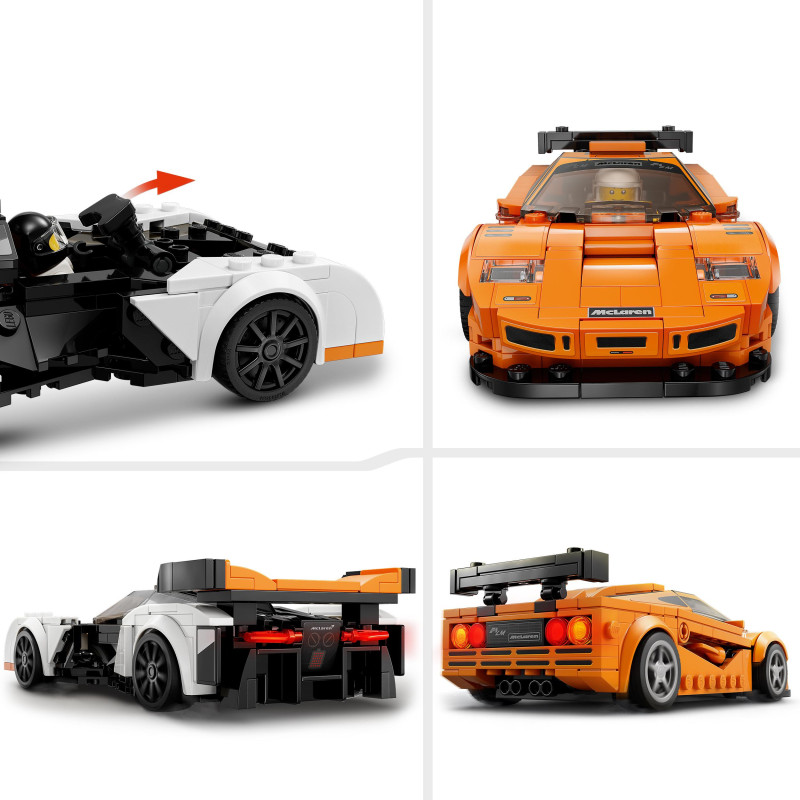 Produktbild för LEGO Speed Champions McLaren Solus GT &amp; McLaren F1 LM