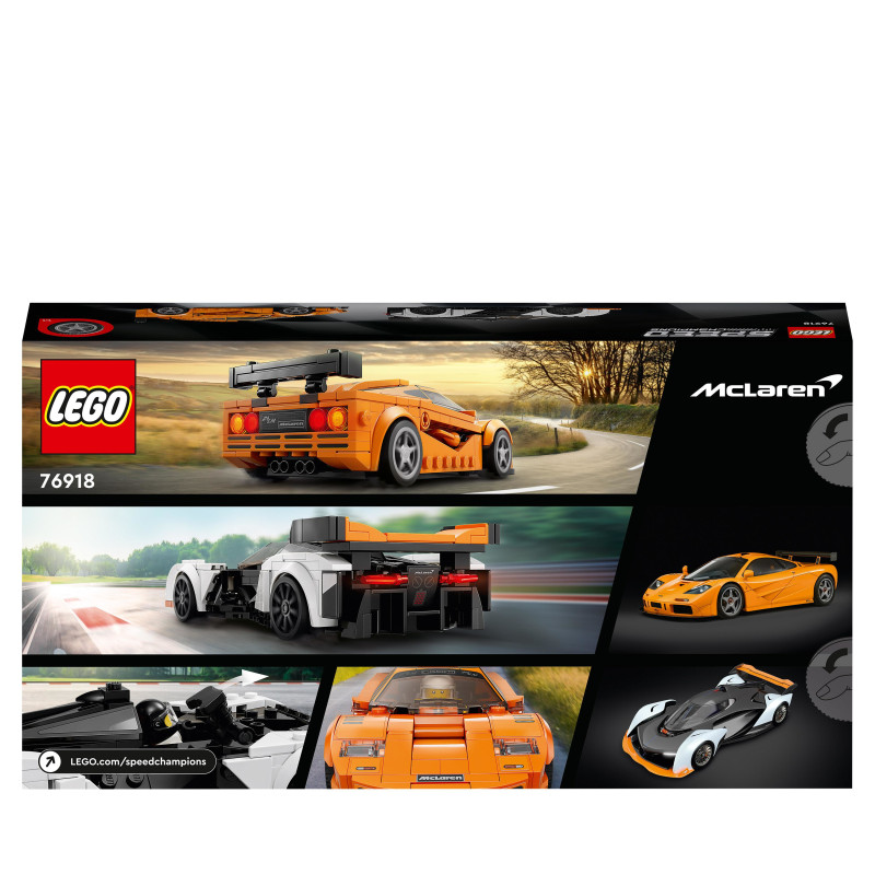 Produktbild för LEGO Speed Champions McLaren Solus GT &amp; McLaren F1 LM