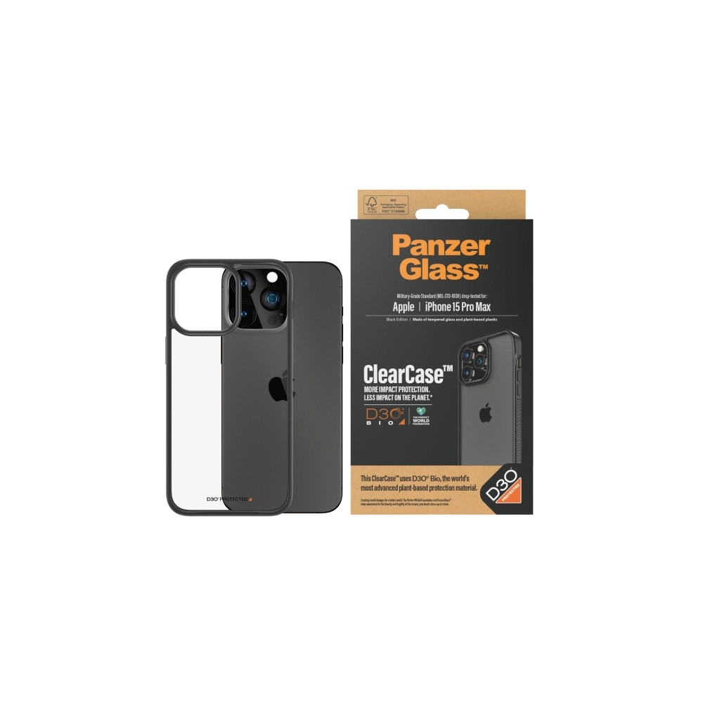 Produktbild för PanzerGlass ClearCase - baksidesskydd för mobiltelefon