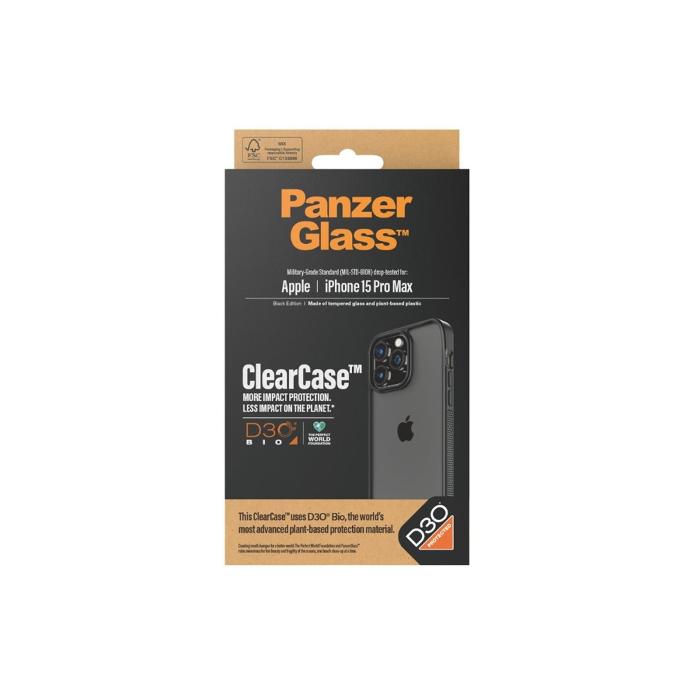 Produktbild för PanzerGlass ClearCase - baksidesskydd för mobiltelefon