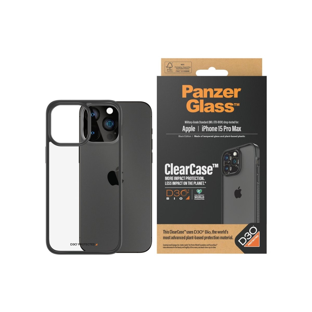 Produktbild för PanzerGlass ClearCase - baksidesskydd för mobiltelefon