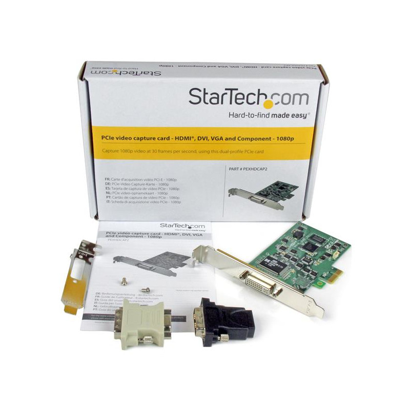 Produktbild för StarTech.com PEXHDCAP2 videoupptagningsenheter Intern PCIe