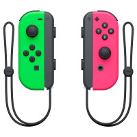 Produktbild för Nintendo Joy-Con Svart, Grön, Rosa Bluetooth Spelplatta Analog / Digital Nintendo Switch