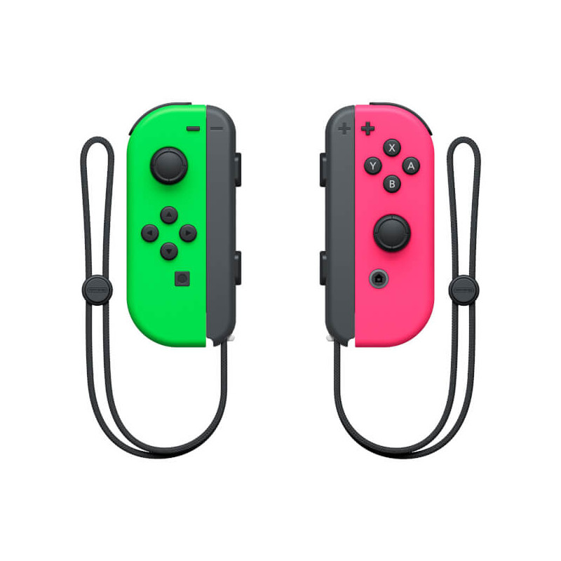 Produktbild för Nintendo Joy-Con Svart, Grön, Rosa Bluetooth Spelplatta Analog / Digital Nintendo Switch