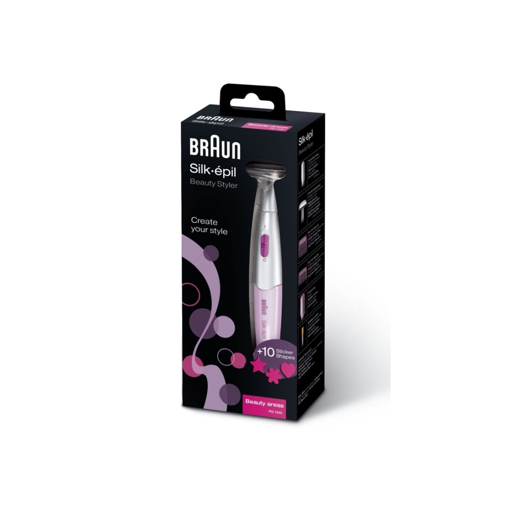 Produktbild för Braun Silk-épil FG 1100 - bikinitrimmer - vit