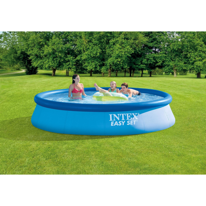 Produktbild för Intex 3.96m X 84cm Easy Set Pool Uppblåsbar pool Rund Blå