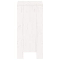 Produktbild för Barstolar 2 st vit 40x36x75 cm massiv furu