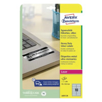 Produktbild för Avery Heavy Duty Laser Labels - etiketter - 200 stk - 50.8 x 96 mm