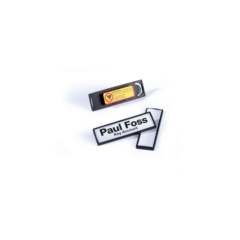 Produktbild för Namnskylt DURABLE magnet 67x17mm 25/fp
