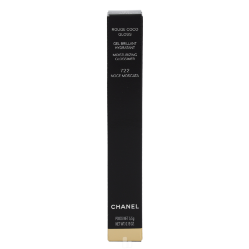 NEW Chanel Rouge Coco Gloss Moisturizing Glossimer - # 722 Noce Moscata  0.19oz