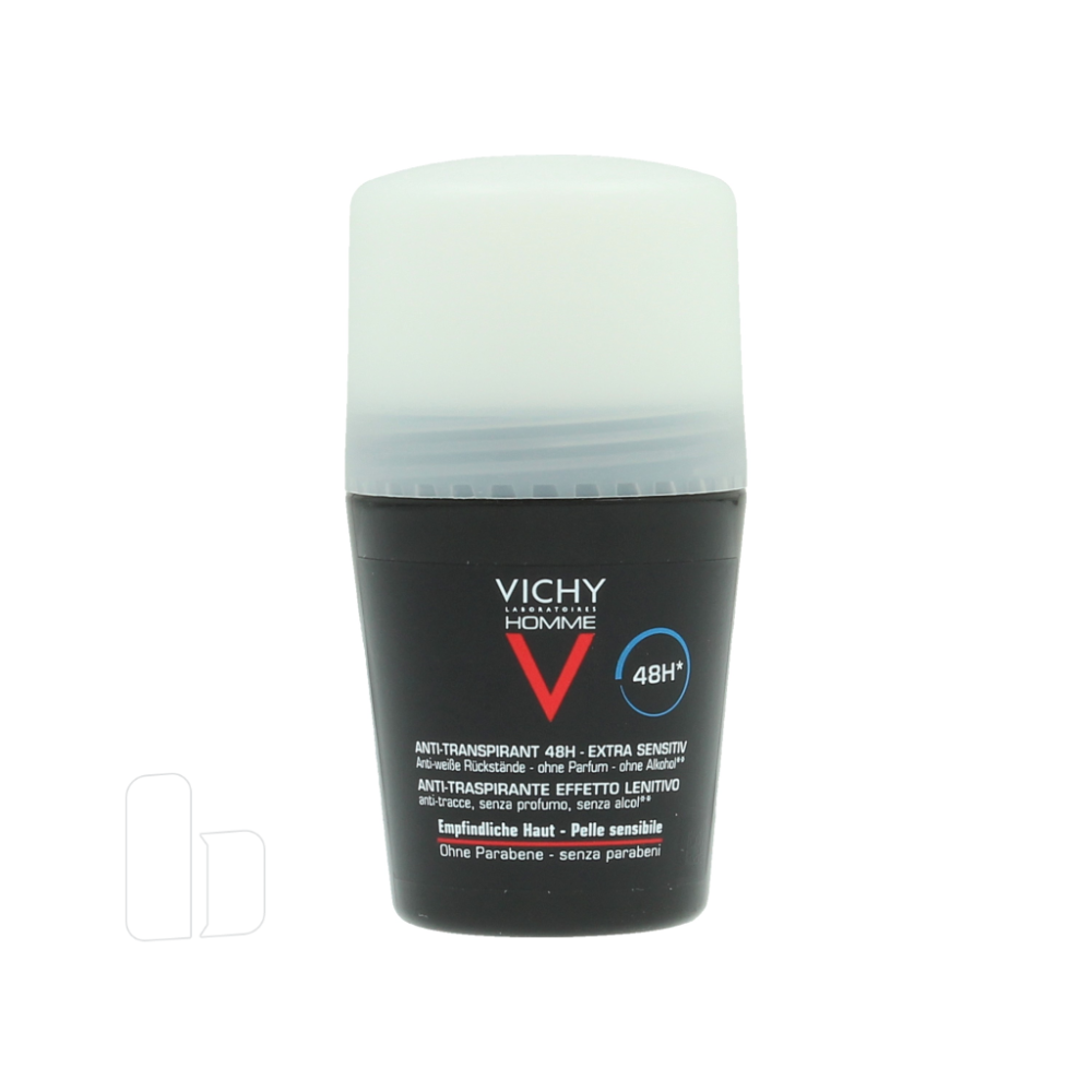 Produktbild för Vichy Homme 48H Anti-Transpirant Deo Roll-On Anti-Perspirant & Anti-Irritation 50 ml Herr