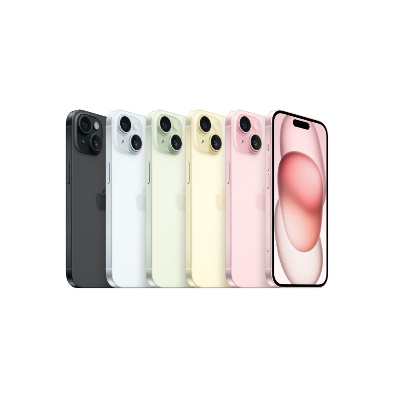 Produktbild för Apple iPhone 15 15,5 cm (6.1") Dubbla SIM-kort iOS 17 5G USB Type-C 128 GB Grön