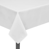 Produktbild för 5 Bordsdukar Vit 190 x 130 cm