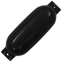 Produktbild för Stötfångare för båt 2 st svart 69x21,5 cm PVC