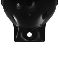 Produktbild för Stötfångare för båt 2 st svart 69x21,5 cm PVC