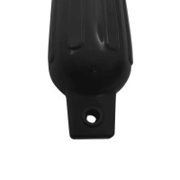 Produktbild för Stötfångare för båt 4 st svart 41x11,5 cm PVC