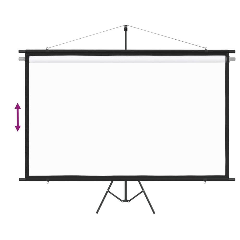 Produktbild för Projektorduk med stativ 108" 16:9
