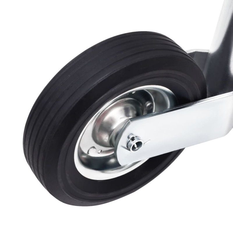 Produktbild för Stödhjul med klämma för släpvagn 60 mm galvaniserat stål