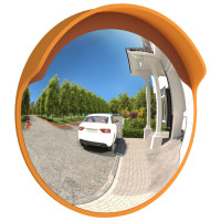 Miniatyr av produktbild för Konvex trafikspegel utomhusbruk orange Ø30 cm polykarbonat