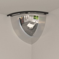 Miniatyr av produktbild för Trafikspeglar kupol 2 st Ø30 cm 90° akryl