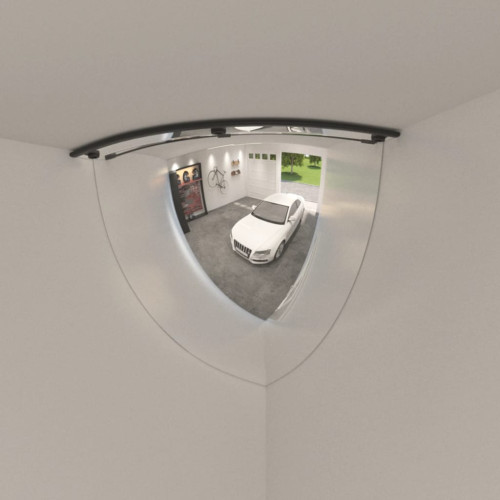 vidaXL Trafikspeglar kupol 2 st Ø80 cm 90° akryl