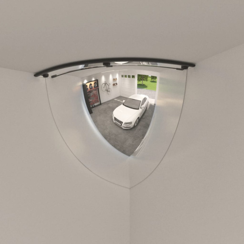 Produktbild för Trafikspeglar kupol 2 st Ø80 cm 90° akryl