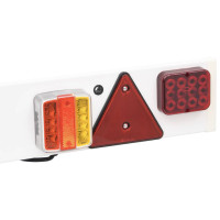 Produktbild för Släpvagnsbelysning 2 st röd 115x6x14 cm 12V glödlampa