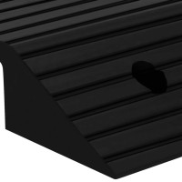 Produktbild för Tröskelramper med bro 2 st 80x40x8 cm gummi