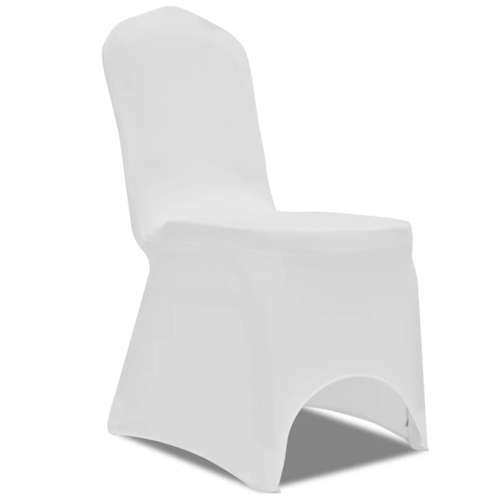 Produktbild för Stolsöverdrag stretch vit 30 st